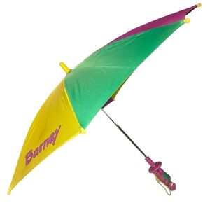 Vintage 1993 Barney Umbrella Lions Group Children’s Umbrella